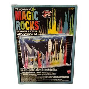 The Original Magic Rocks Instant Crystal Growing Kit  Space Rocket Theme New